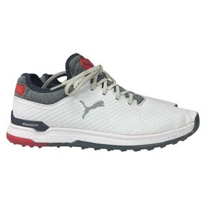 Puma‎ ProAdapt Alphacat Golf Shoes Mens 10.5 White Gray Red